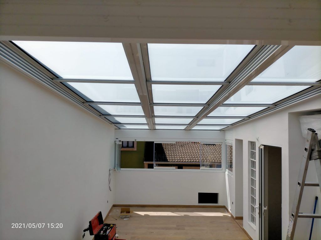 Techos de aluminio m&oacute;viles